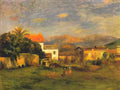Pierre Auguste Renoir view of cagnes Art A4 Photo Print