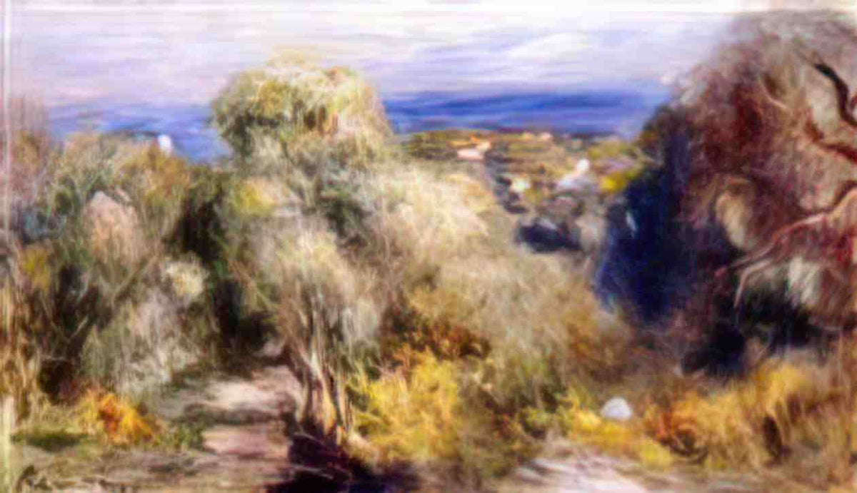 Pierre Auguste Renoir view of cannet Art A4 Photo Print