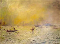 Pierre Auguste Renoir view of venice fog 1881 Art A4 Photo Print