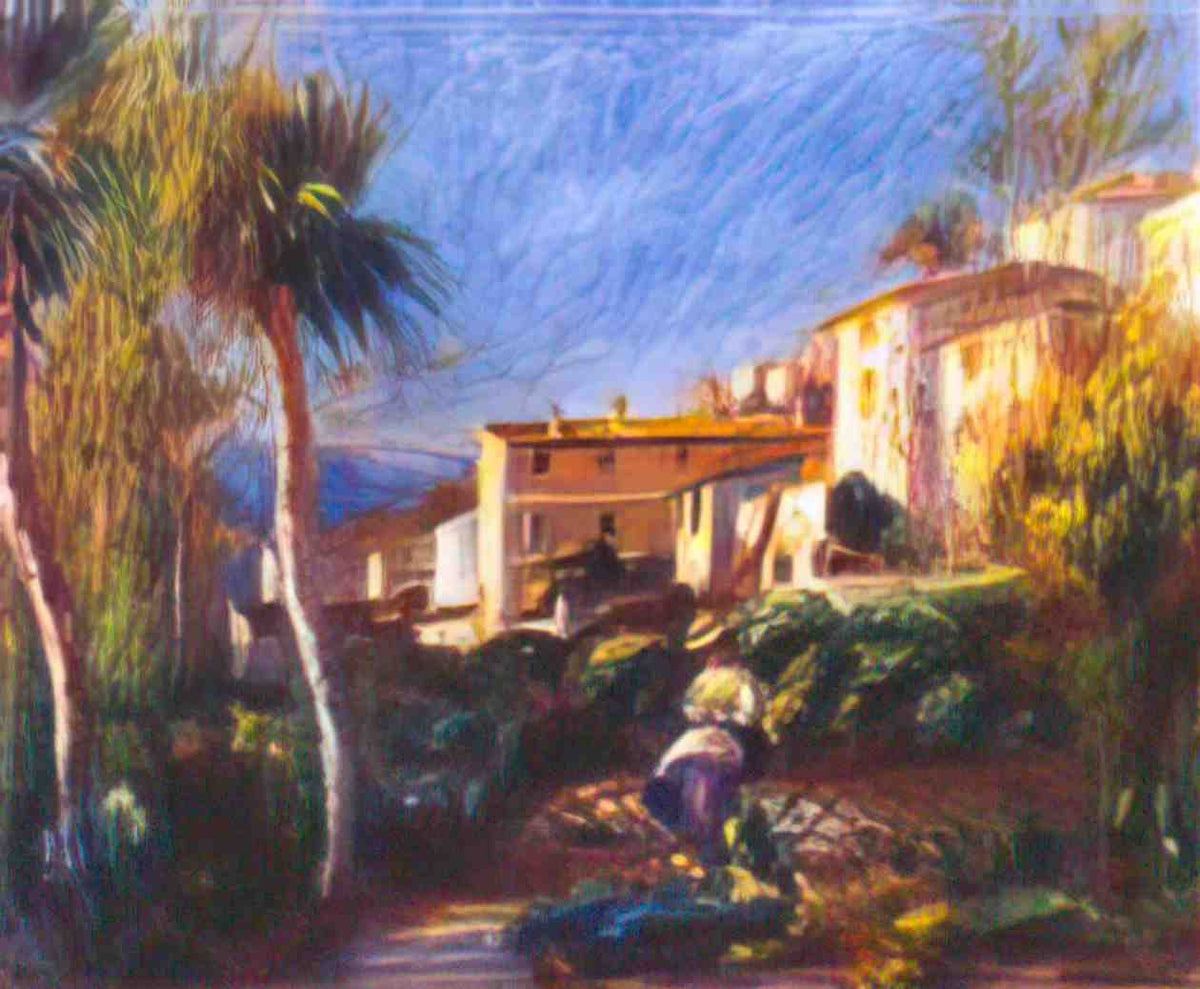 Pierre Auguste Renoir villa de la poste at cagnes 1903 Art A4 Photo Print