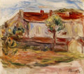 Pierre Auguste Renoir white house Art A4 Photo Print