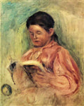 Pierre Auguste Renoir woman reading 1909 Art A4 Photo Print