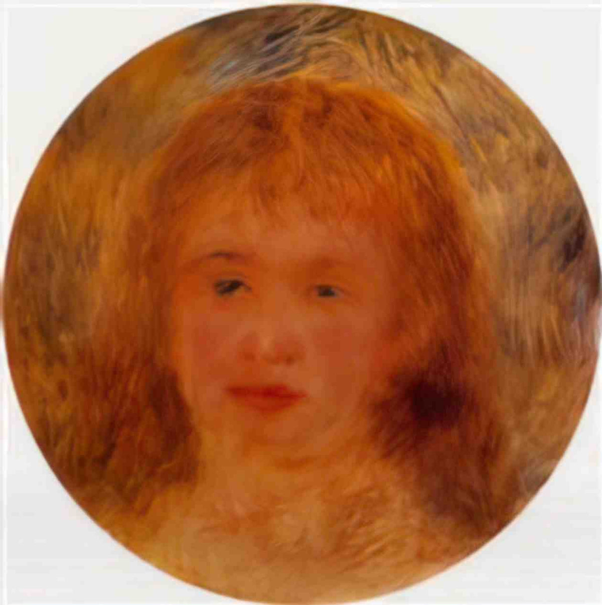 Pierre Auguste Renoir woman s head jeanne samary 1877 Art A4 Photo Print