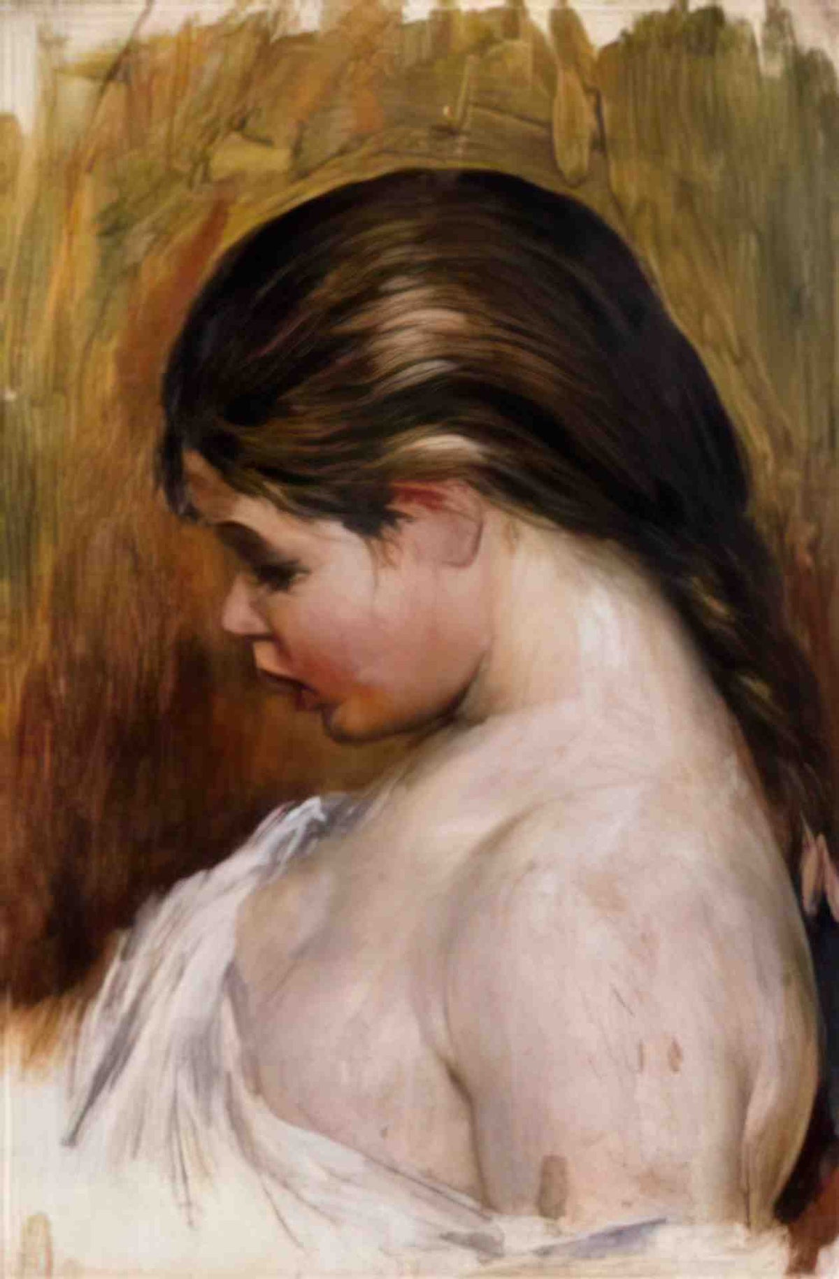 Pierre Auguste Renoir young girl reading 1888 Art A4 Photo Print