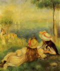 Pierre Auguste Renoir young girls by the sea 1894 1 Art A4 Photo Print