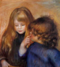 Pierre Auguste Renoir young gypsy girls Art A4 Photo Print