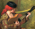 Pierre Auguste Renoir young spanish woman with a guitar 1898 Art A4 Photo Print