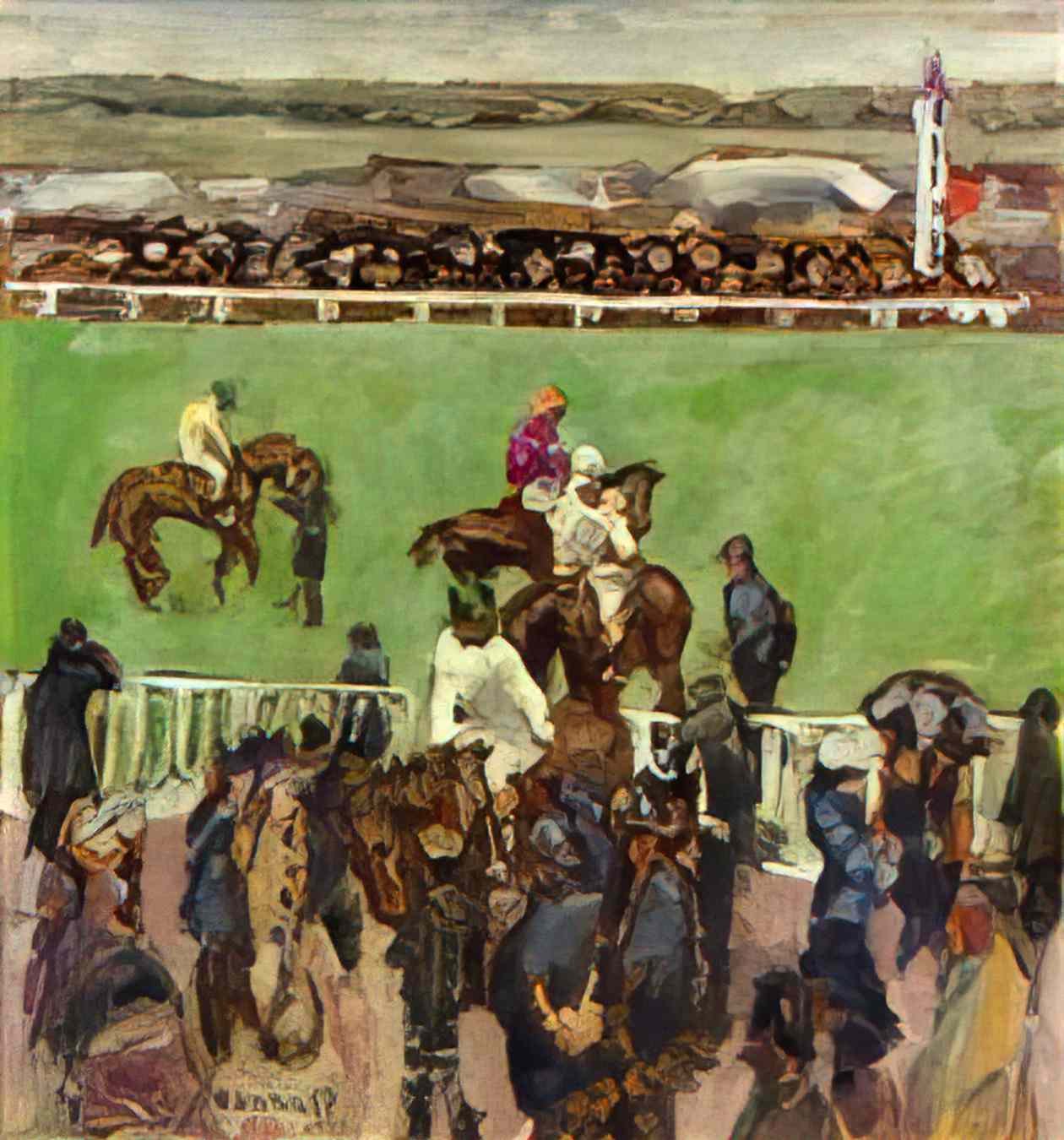 Pierre Bonnard at the races longchamp 1894 Art A4 Photo Print