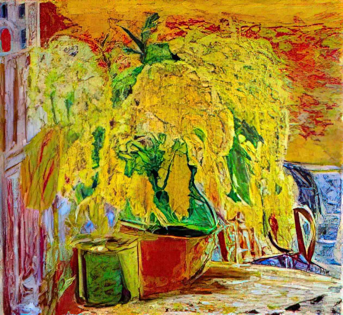 Pierre Bonnard bunch of mimosa Art A4 Photo Print