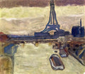 Pierre Bonnard eiffel tower and the seine Art A4 Photo Print