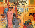 Pierre Bonnard girl with parrot 1910 Art A4 Photo Print