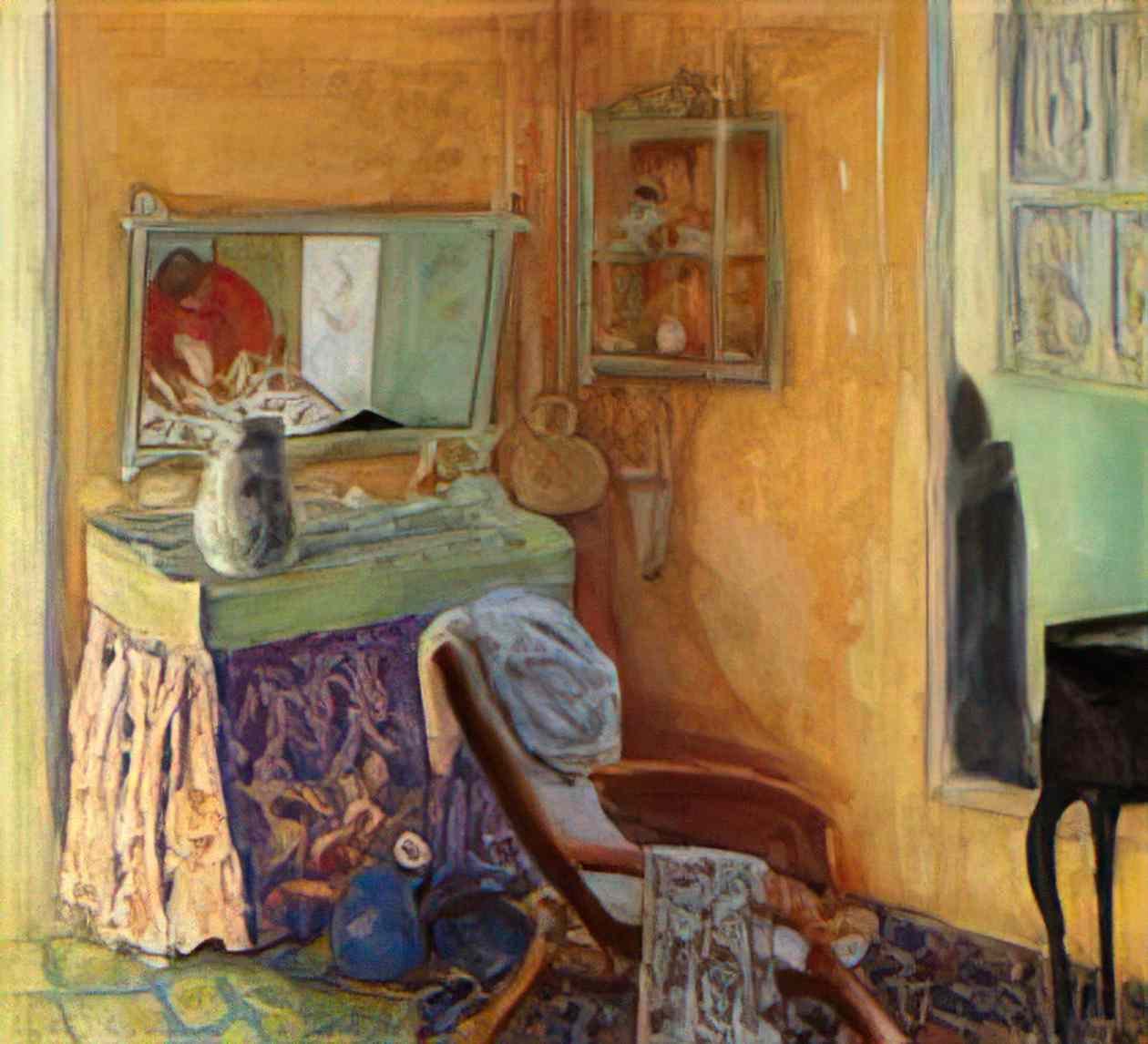 Pierre Bonnard interior 1913 Art A4 Photo Print