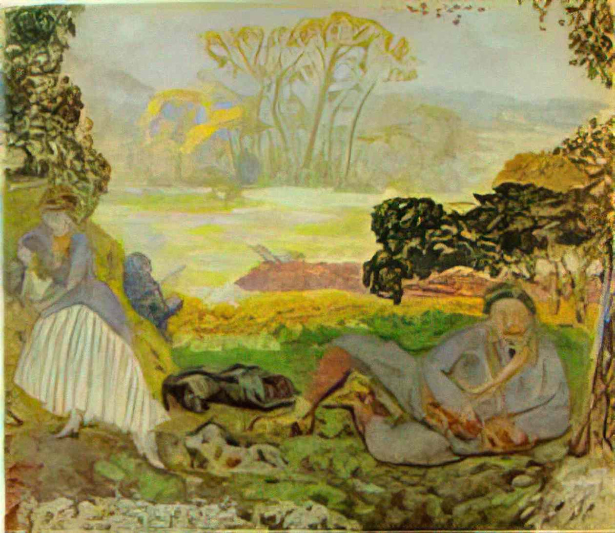 Pierre Bonnard jakten Art A4 Photo Print