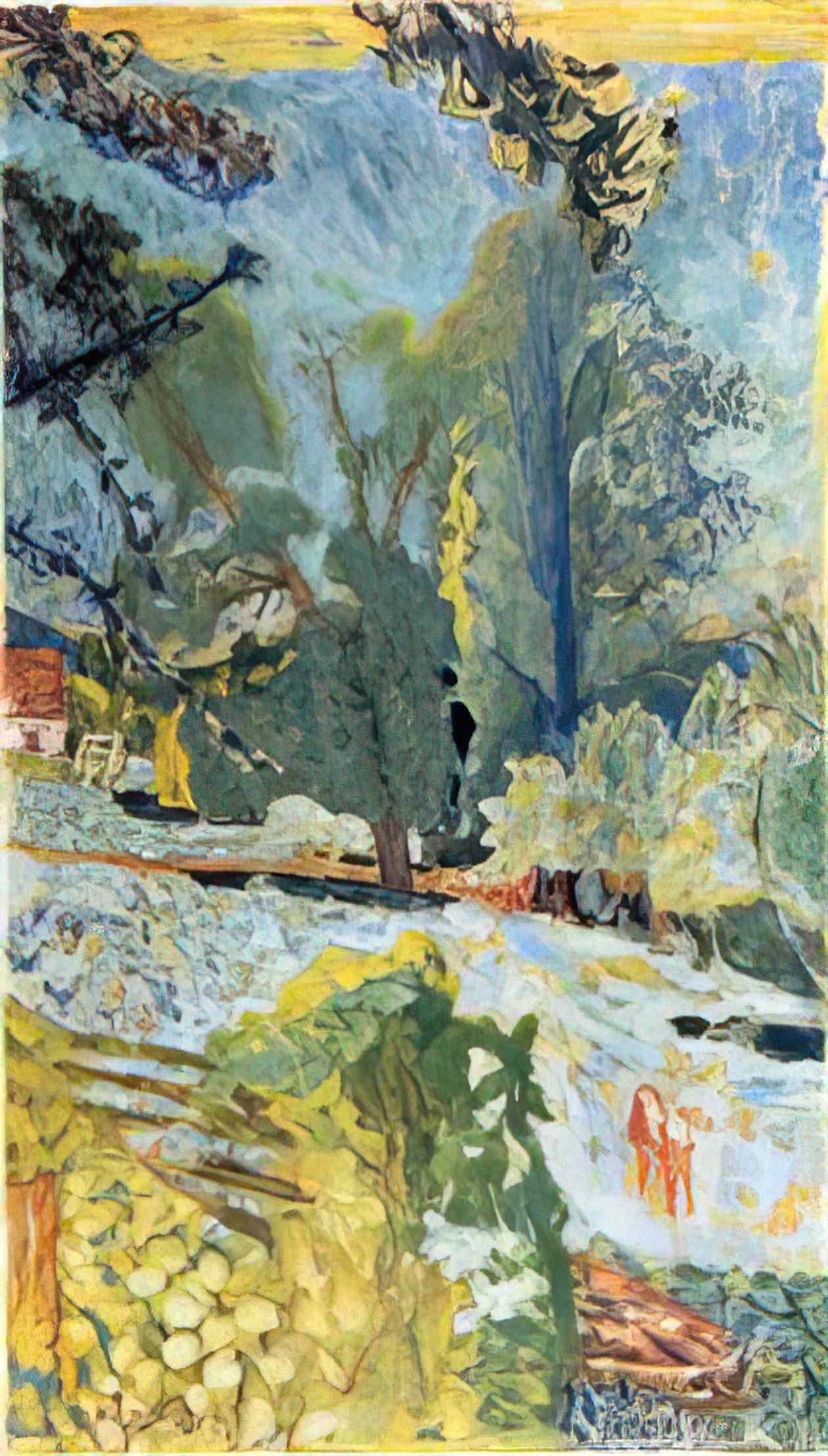 Pierre Bonnard landscape in normady 1920 Art A4 Photo Print