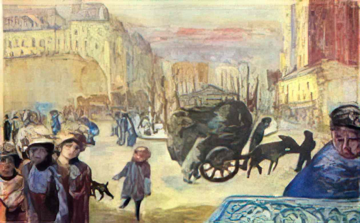 Pierre Bonnard morning in paris 1911 Art A4 Photo Print