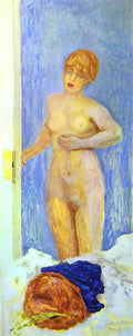 Pierre Bonnard nude and fur hat 1911 Art A4 Photo Print
