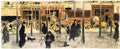 Pierre Bonnard parisian boulevard 1896 Art A4 Photo Print