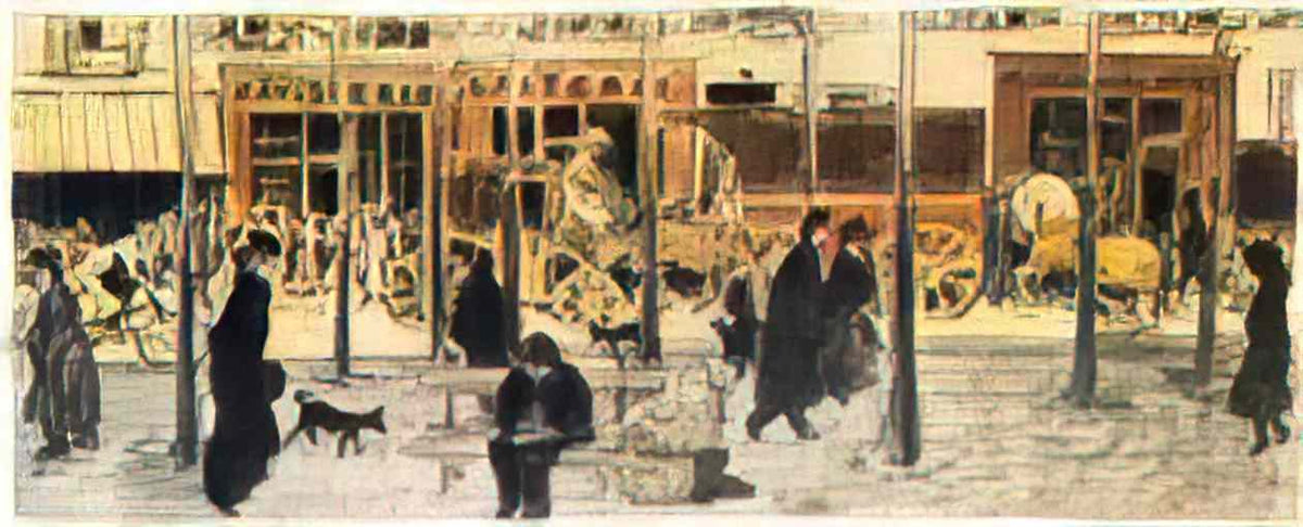Pierre Bonnard parisian boulevard 1896 Art A4 Photo Print