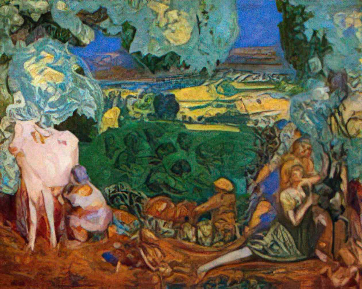 Pierre Bonnard pastoral symphony Art A4 Photo Print