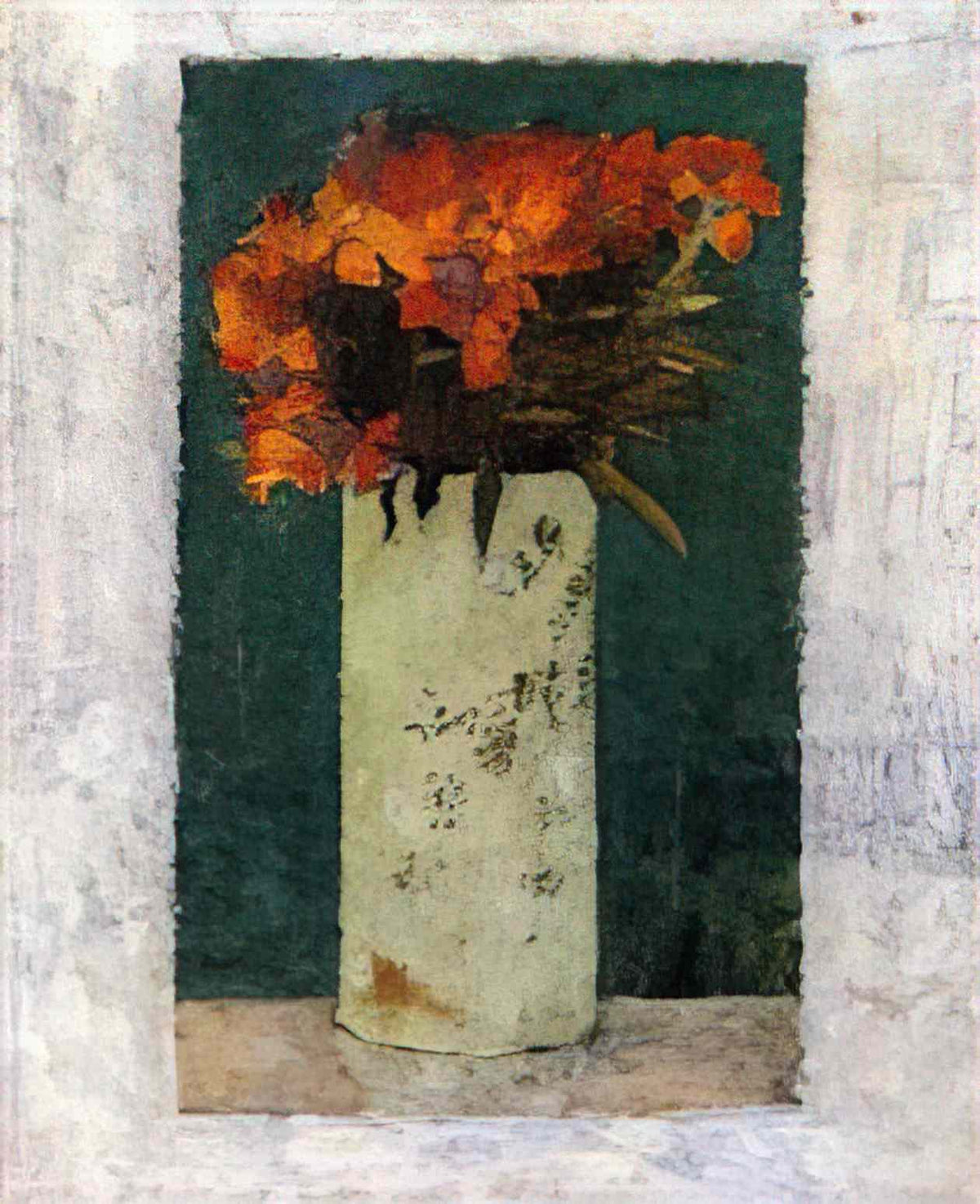 Pierre Bonnard pot of flowers Art A4 Photo Print