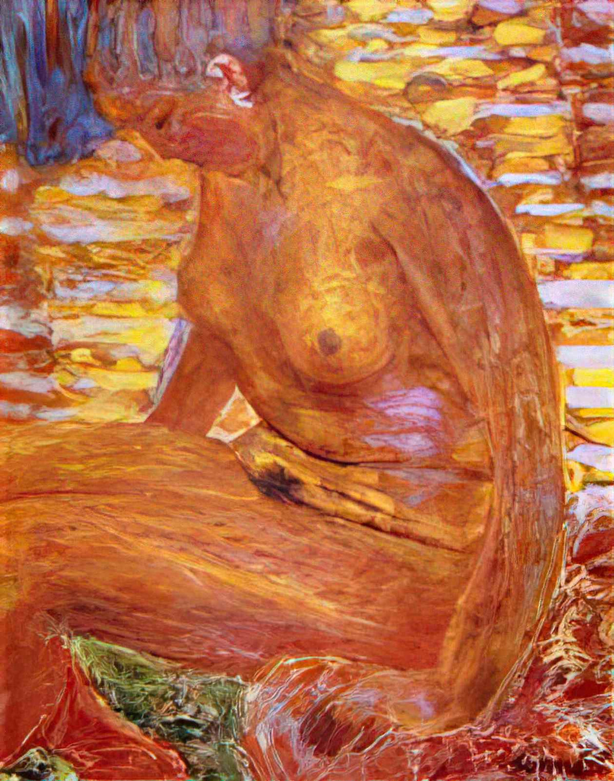 Pierre Bonnard sombre nude 1941 Art A4 Photo Print