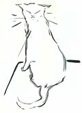 Pierre Bonnard the cat Art A4 Photo Print