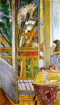 Pierre Bonnard the door window with dog 1927 Art A4 Photo Print