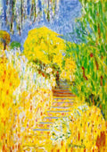 Pierre Bonnard the garden steps 1940 A4 Photo Print