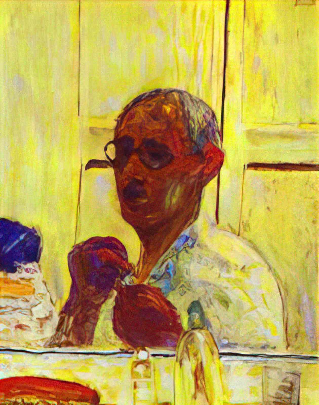 Pierre Bonnard the last self portrait 1945 Art A4 Photo Print