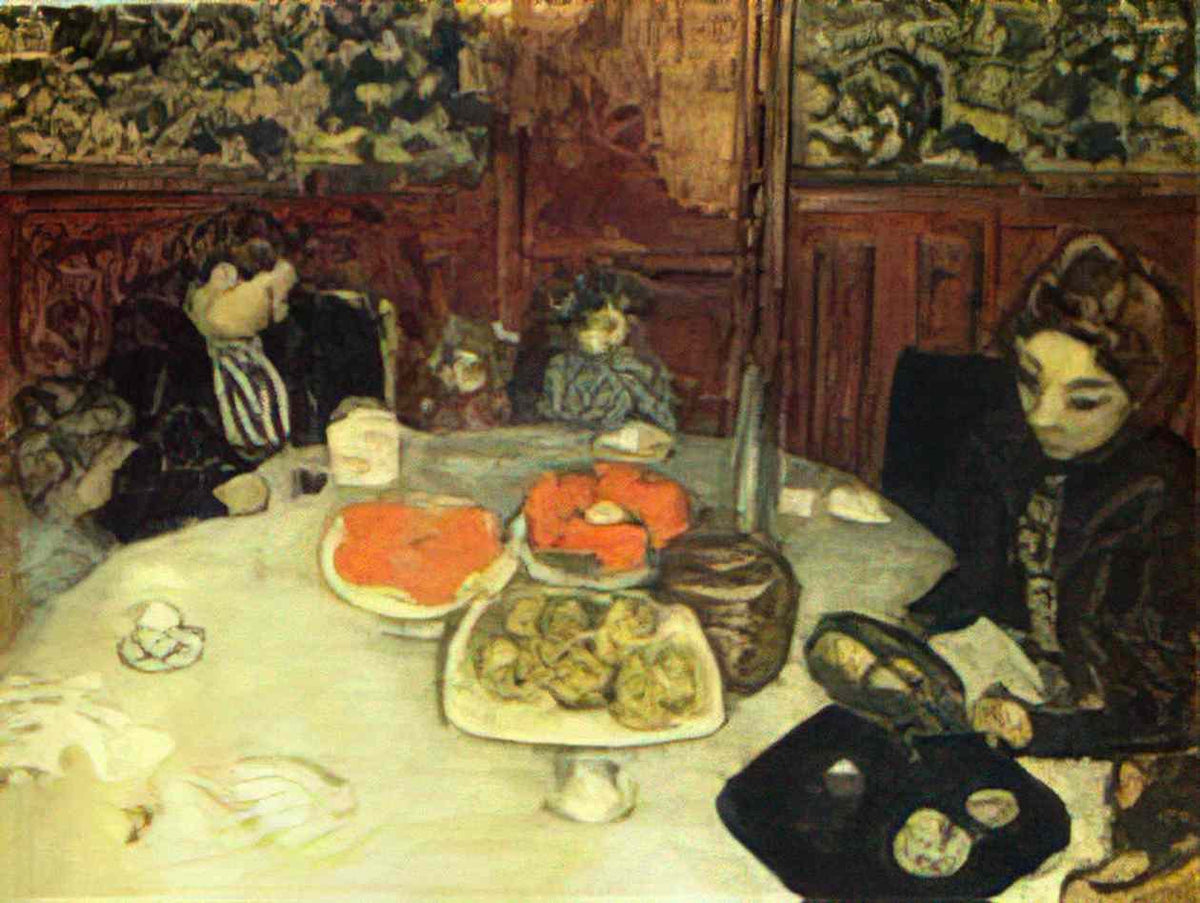 Pierre Bonnard the luncheon 1899 Art A4 Photo Print