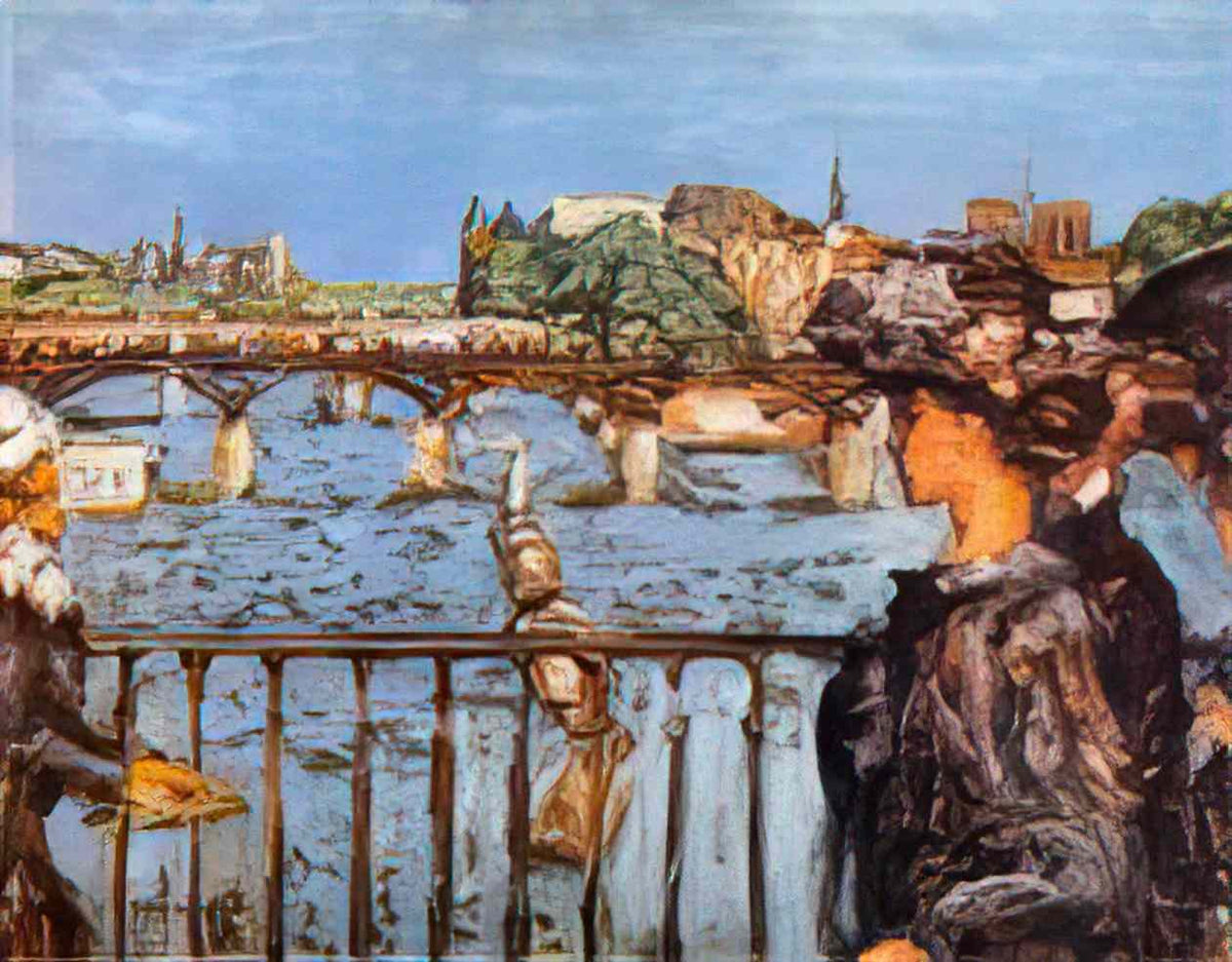 Pierre Bonnard the pont des arts 1905 Art A4 Photo Print