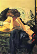 Pierre Bonnard the red garter 1904 Art A4 Photo Print