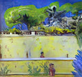 Pierre Bonnard the terraces 1941 Art A4 Photo Print