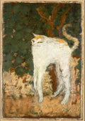 Pierre Bonnard the white cat 1894 A4 Photo Print