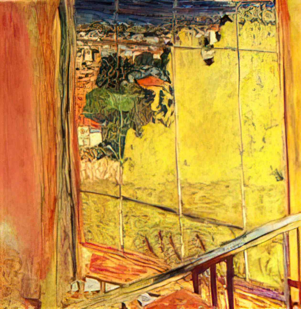 Pierre Bonnard the workshop with mimosa 1935 Art A4 Photo Print
