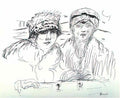 Pierre Bonnard two friends Art A4 Photo Print