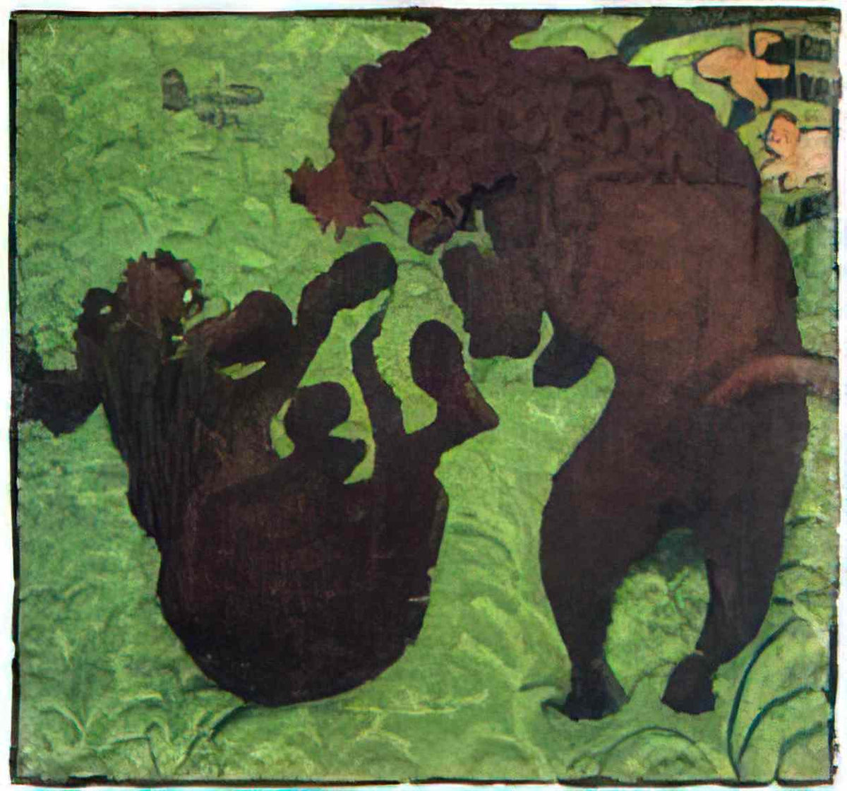 Pierre Bonnard two poodles 1891 Art A4 Photo Print