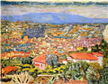 Pierre Bonnard view of le cannet roofs 1942 Art A4 Photo Print