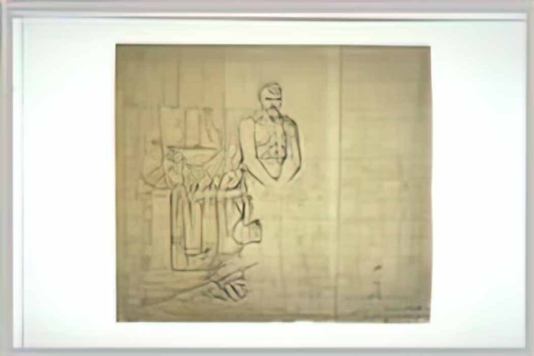 Pierre Narcisse Guerin partial study of the composition of the return Art A4 Photo Print