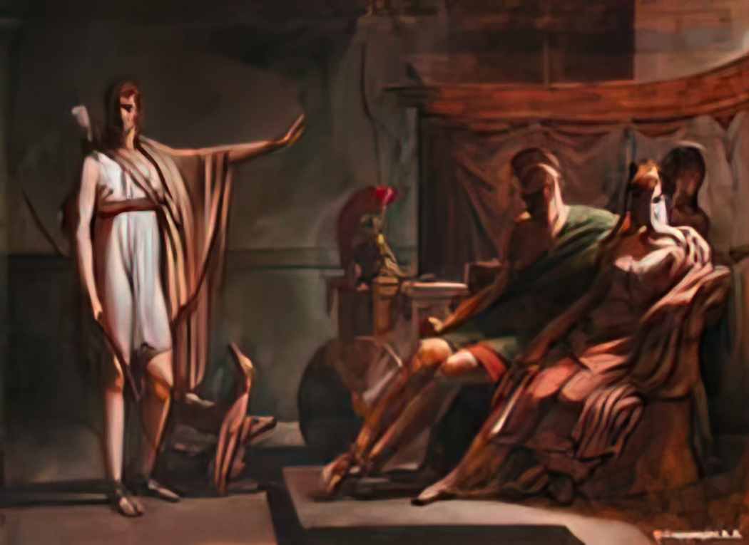 Pierre Narcisse Guerin phaedra and hippolytus 1802 Art A4 Photo Print