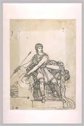 Pierre Narcisse Guerin study the figure of pyrrhus Art A4 Photo Print