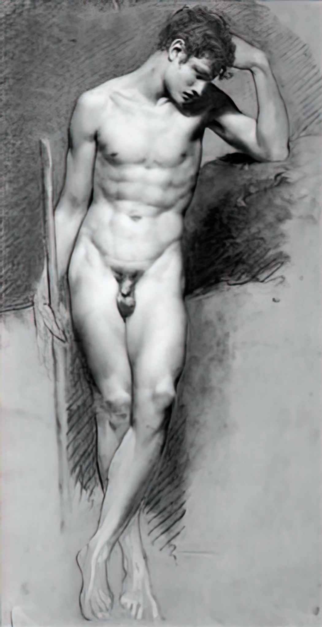 Pierre Paul Prud hon academic male nude 2 Art A4 Photo Print