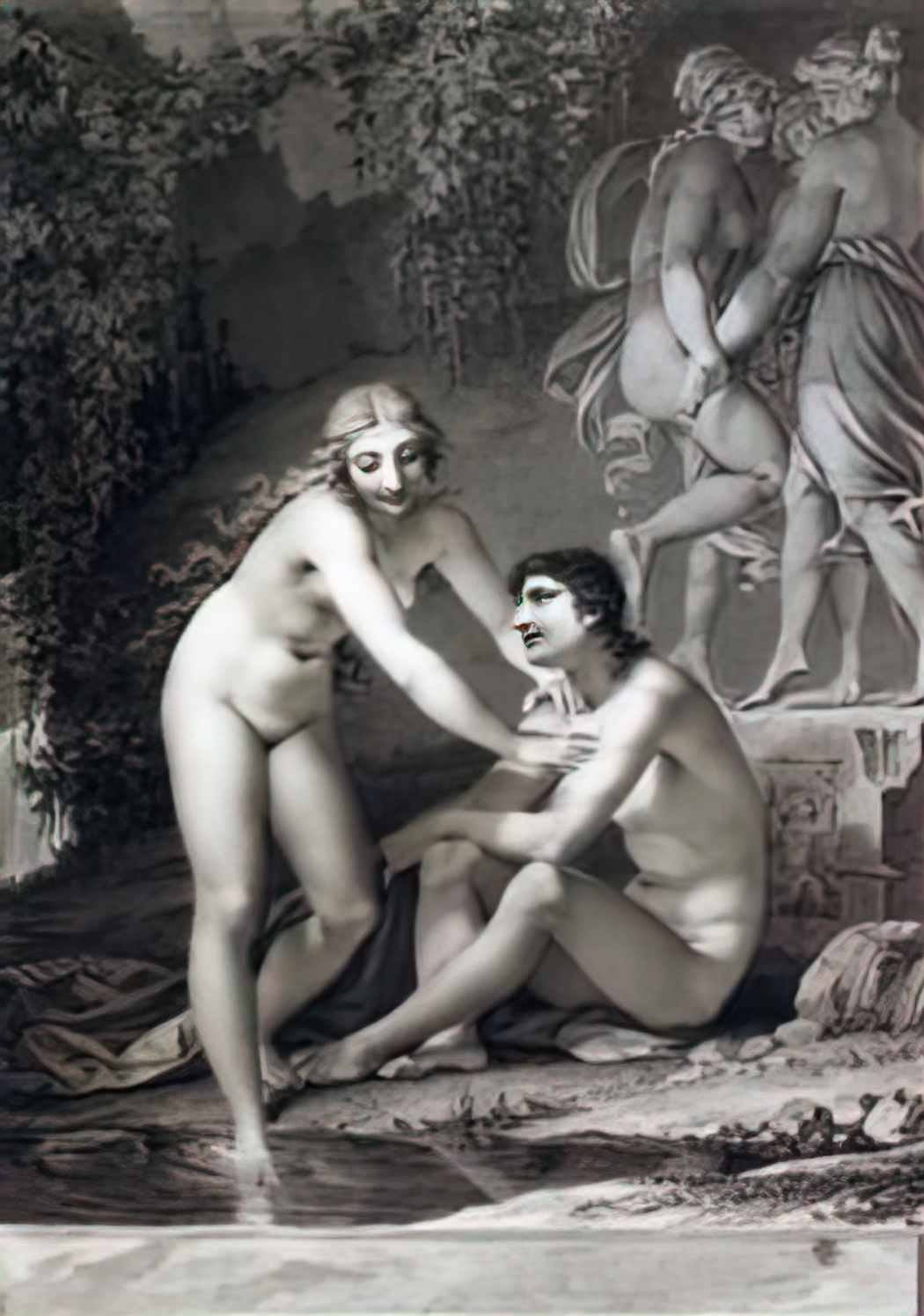 Pierre Paul Prud hon daphnis and chloe 1802 Art A4 Photo Print