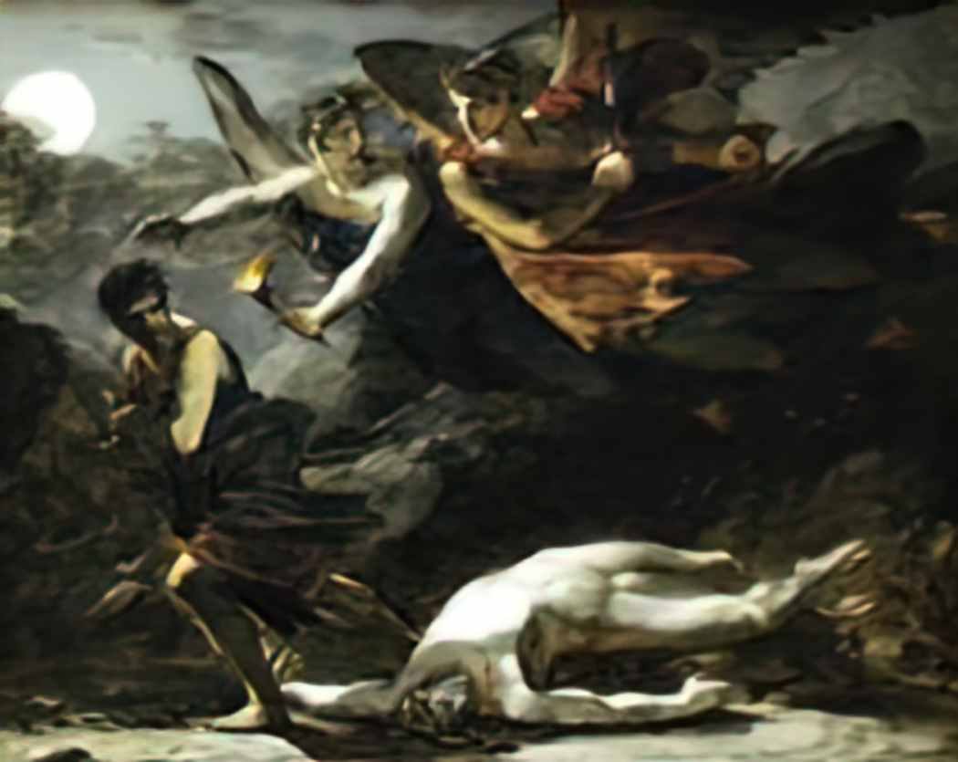 Pierre Paul Prud hon justice and divine vengeance pursuing crime stud Art A4 Photo Print