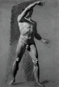 Pierre Paul Prud hon male nude pointing Art A4 Photo Print
