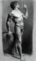 Pierre Paul Prud hon male nude turning Art A4 Photo Print