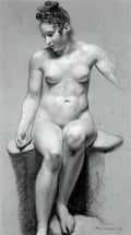 Pierre Paul Prud hon seated female nude Art A4 Photo Print