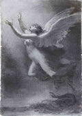 Pierre Paul Prud hon the soul breaking the bonds that sketch A4 Photo Print