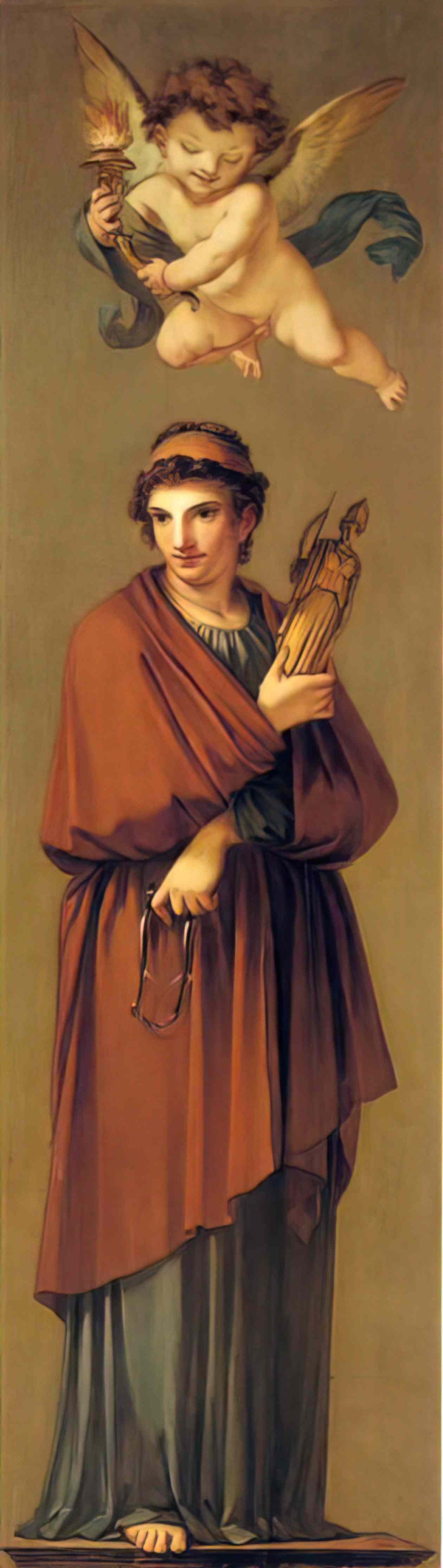 Pierre Paul Prud'hon arts wealth pleasure and philosophy philosophy Art A4 Photo Print