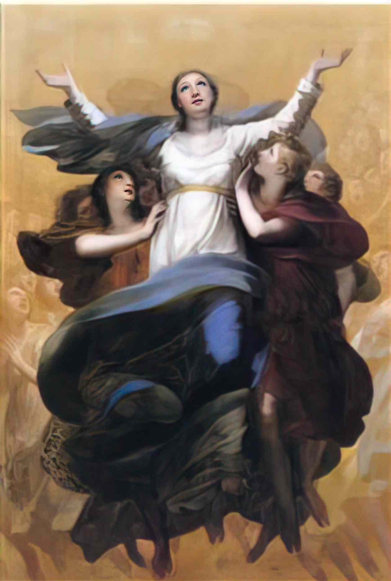 Pierre Paul Prud'hon assumption of the virgin Art A4 Photo Print